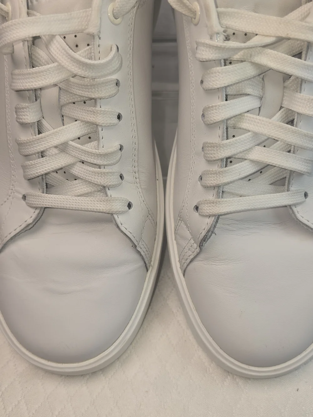 COLE HAAN GRAND CROSSCOURT DAILY WHITE LEATHER SNEAKERS COUNTRY CLUB MENS 8.5